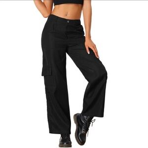 Women's Black Cargo Pants
